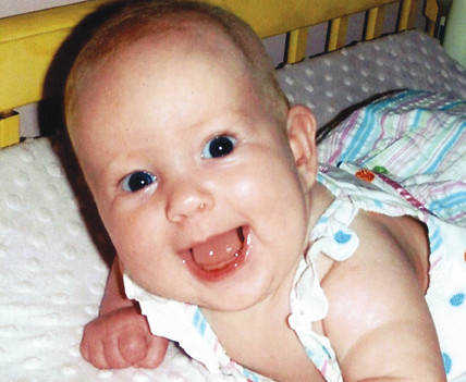 Brinley Jo Deakins, daughter of Michael and Carrie Deakins, won the 2008 Crisis Pregnancy Center Baby Photo Contest at the Clay County 4-H Fair. - 1161596-L